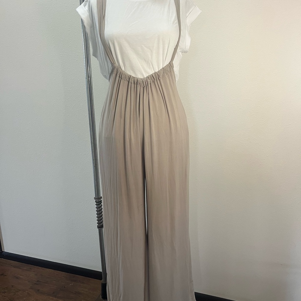Mahina Cream Jumpsuit (white top not included)
